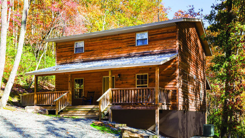 exterior view of a cabin